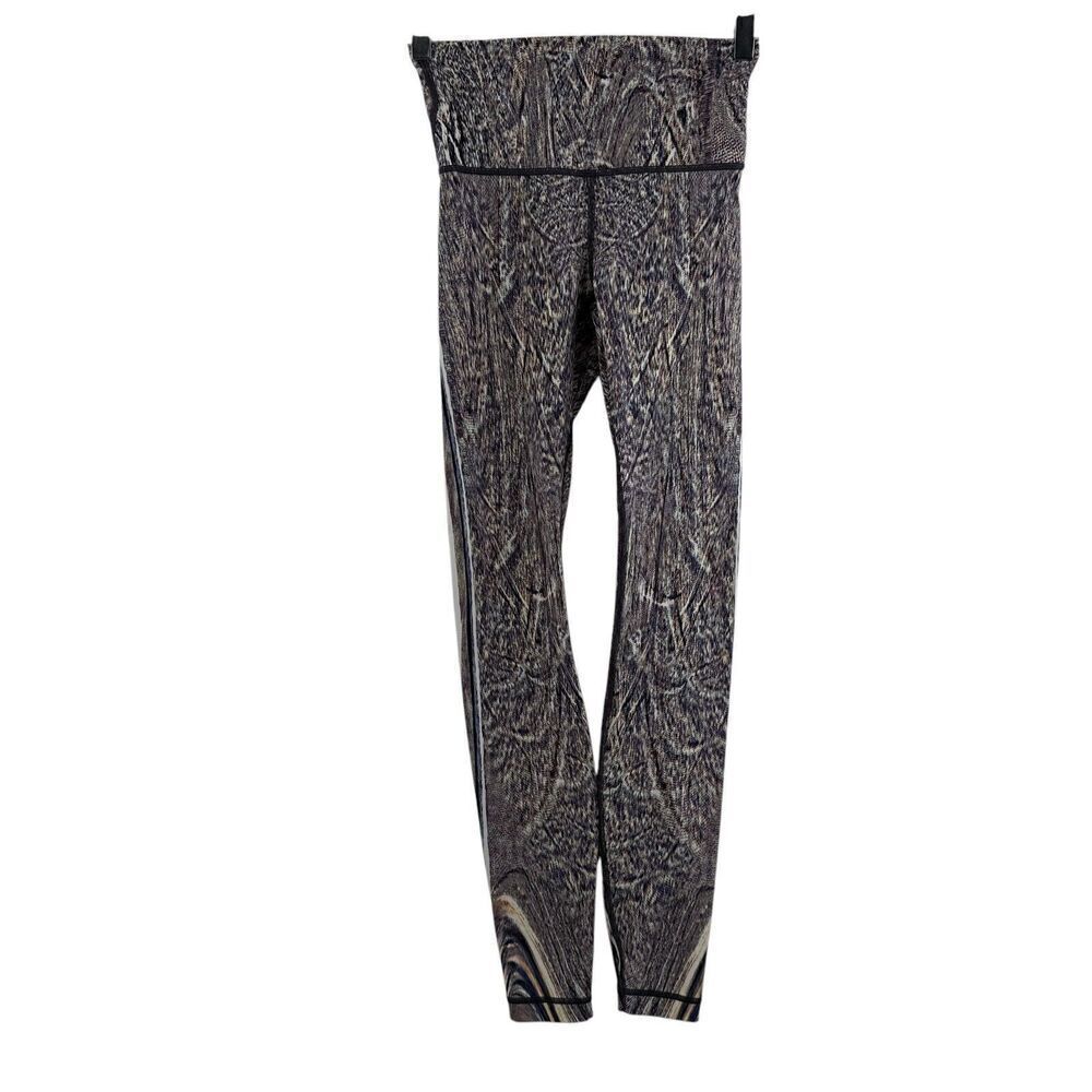 Lululemon Wunder Under Hi-Rise Polychromatic Nulux Tights Size 4 Yoga Gym